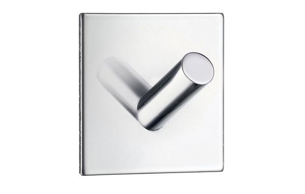 Smedbo design enkelkrog krom rustfrit stål selvklæbende