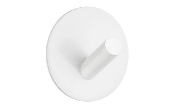 Enkelkrog Beslagsboden BX1090 Rund Mat Hvid Selvklæbende