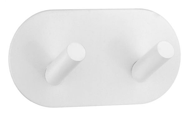 Dobbeltkrog Beslagsboden BX1091 Mat Hvid Selvklæbende