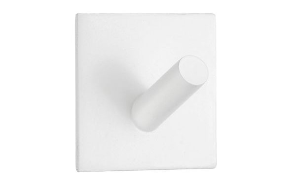 Enkelkrog Beslagsboden BX1092 Hvid mat Selvklæbende