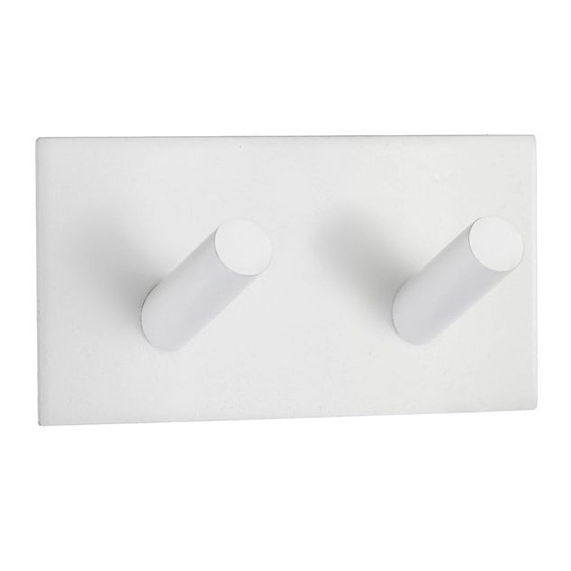 Dobbeltkrog Beslagsboden BX1093 Mat Hvid Selvklæbende