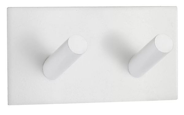 Dobbeltkrog Beslagsboden BX1093 Mat Hvid Selvklæbende