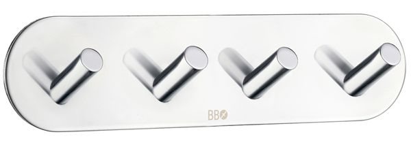 Firekrog Beslagsboden BK1094 Krom Selvklæbende