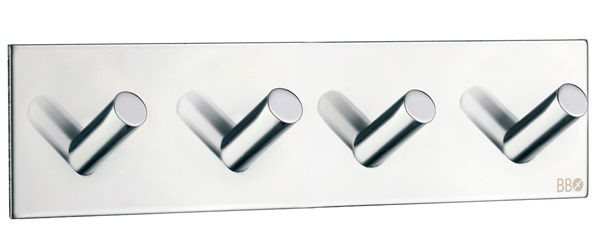 Firekrog Beslagsboden BK1096 Krom Selvklæbende