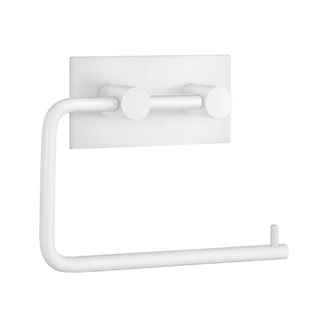 Toiletpapirholder Beslagsboden BX1098 Mat Hvid Selvklæbende