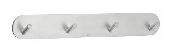 Firekrog Beslagsboden B1083 Børstet Stål Selvklæbende