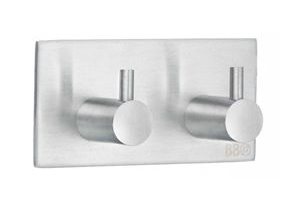 Dobbeltkrog Beslagsboden B1106 Børstet Stål Selvklæbende