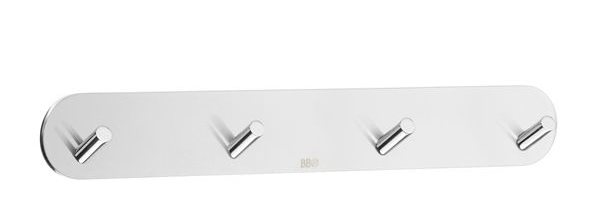 Firekrog Beslagsboden BK1083 Krom Selvklæbende