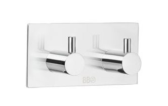 Dobbeltkrog Beslagsboden BK1106 Krom Selvklæbende