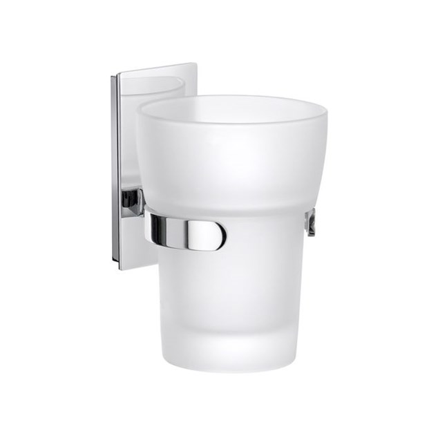 Tandkrus Smedbo Pool ZK343 Materet Glas/Krom