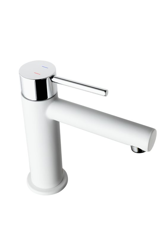 Håndvaskarmatur Hafa Design Hvid/krom