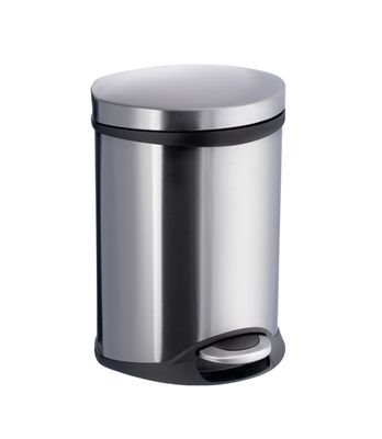 Pedalspand 6L Smedbo Outline Lite Børstet Rustfrit Stål