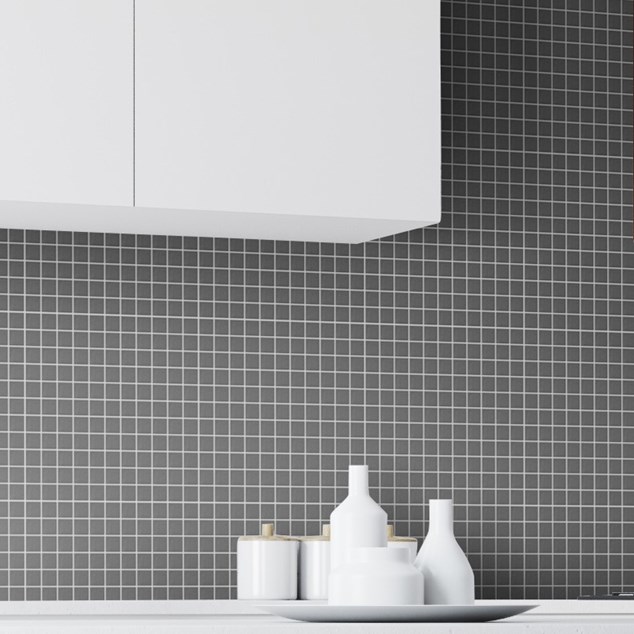 Klinkermosaik Terratinta Archgres Black 2,5x2,5 cm (30x30 cm)