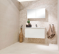 Klinkermosaik Terratinta Archgres Marfill 2,5x2,5 cm (30x30 cm) Beige