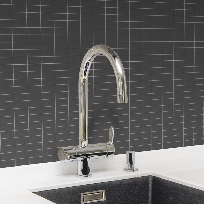 Klinkermosaik Arredo ARDESIA Black 2,3x4,7 cm (ark 30x30)