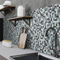 Krystalmosaik Arredo Grey/Silver mix Blank 2,3x2,3 cm (30x30 cm)