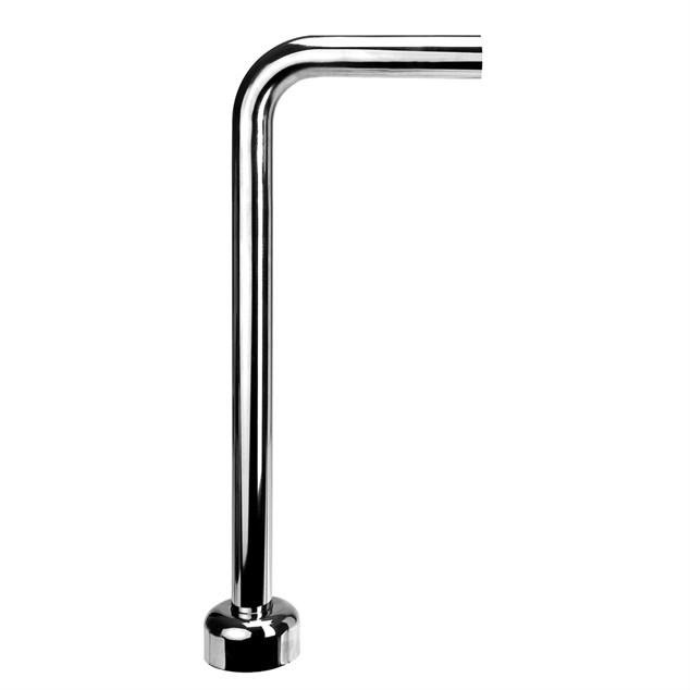 Gulvrør Vinkel Tapwell XA21 til vandlås Krom