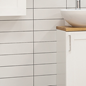 Vægflisr Arredo Color Gris Perla Mat 10x30 cm