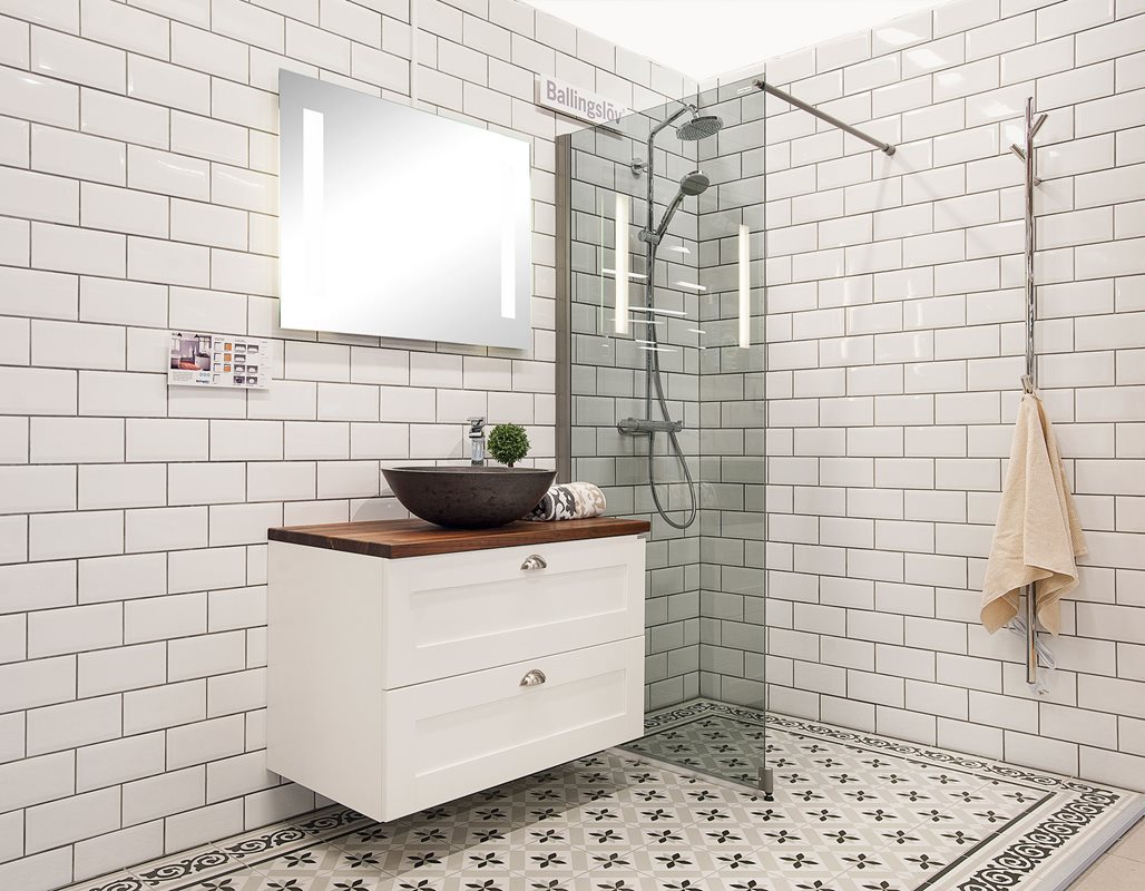 Vægflise Arredo Color Hvid Mat 10x20 cm