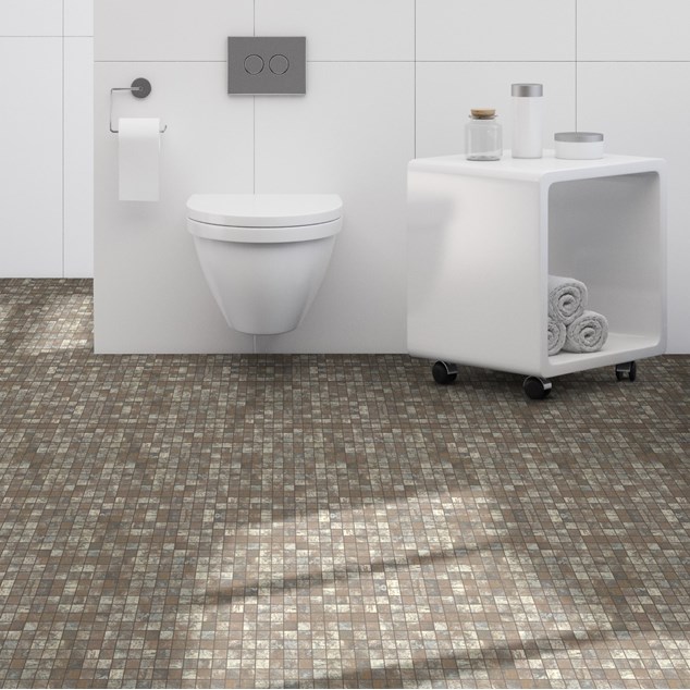 Klinkermosaik Arredo Iron Rust Square 3x3 cm (30x30 cm)