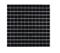 Krystalmosaik Arredo Black Blank 2,3x2,3 cm (30x30 cm)