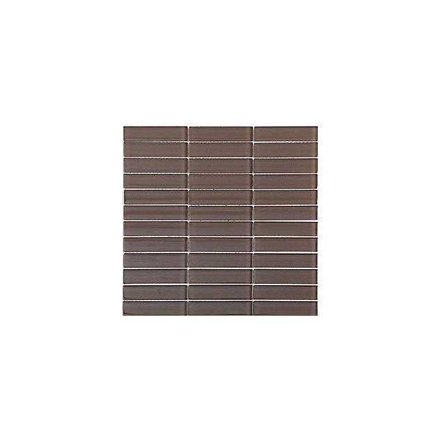 Krystalmosaik Arredo Brown Blank 2,3x9,8 cm (30x30 cm)