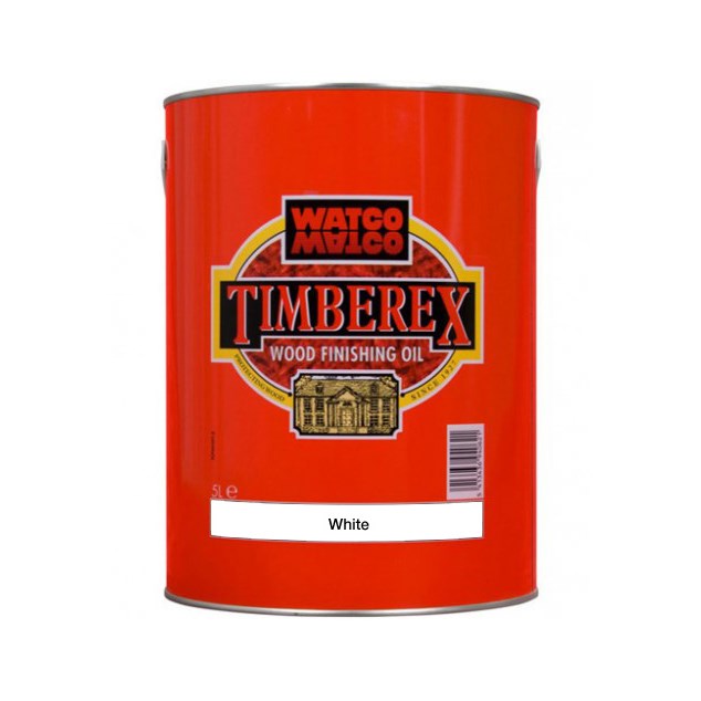 Træolie Timberex Coloured White 5 liter