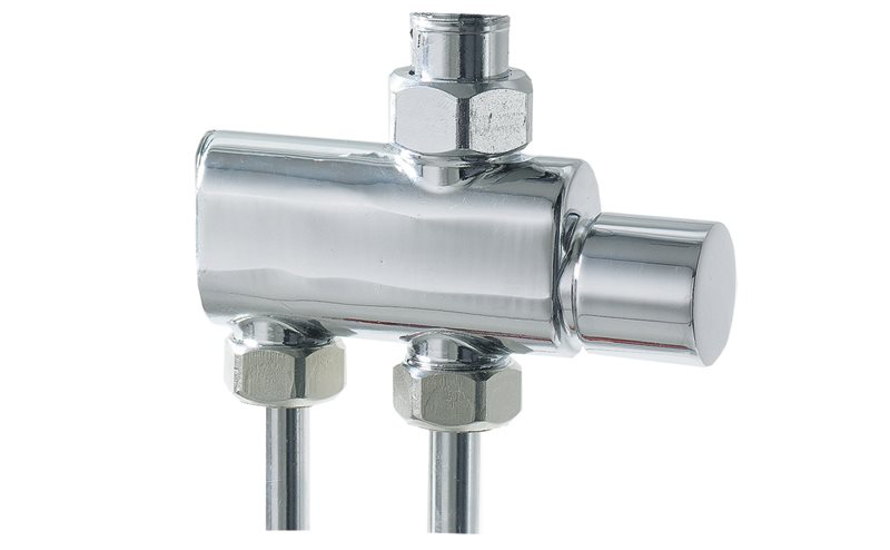 Ventil Svedbergs 54080 Vandbårent Et/to-Rørs Krom