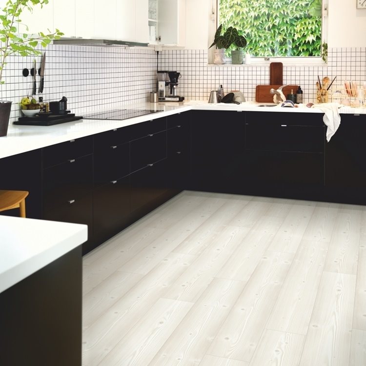 Pergo Modern Plank 4V - Sensation Brushed White Pine, plank Laminat gulv  L0231-03373