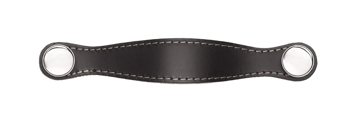 Håndtag Arredo Læder Sort 150