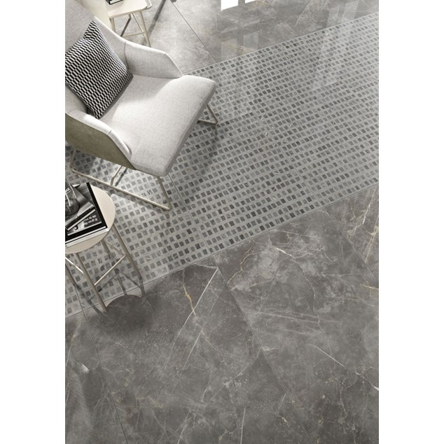 Klinker Fioranese Marmorea Grigio Imperiale L/R  74x74 cm Blank