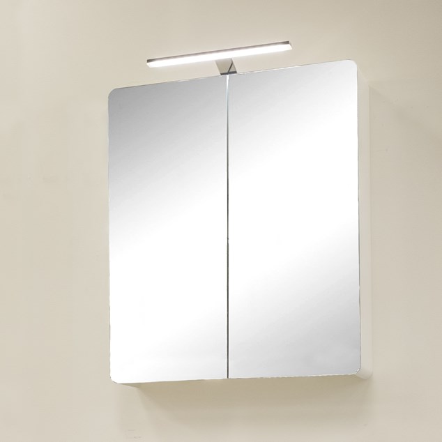 Spejlskab Arredo Soft Hvid Blank 60 cm