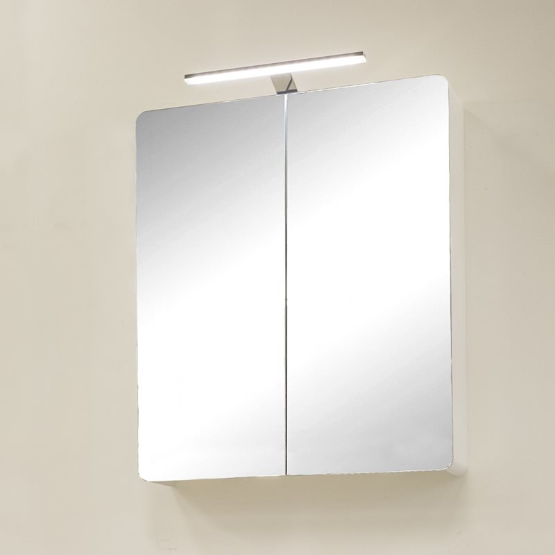 Spejlskab Arredo Soft Hvid Blank 60 cm