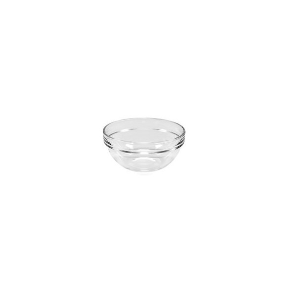Exxent Skål Ø 12 cm, stapelbar, Härdat glas, 38,5 cl,
