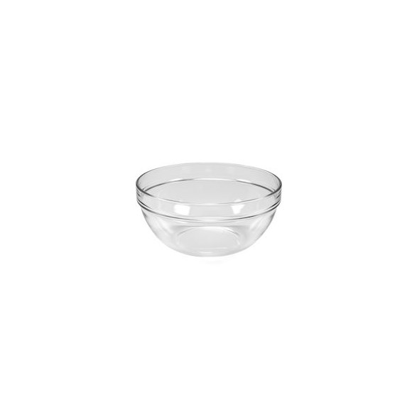 Exxent Skål Ø 23 cm, stapelbar, Härdat glas, 2,9 L,