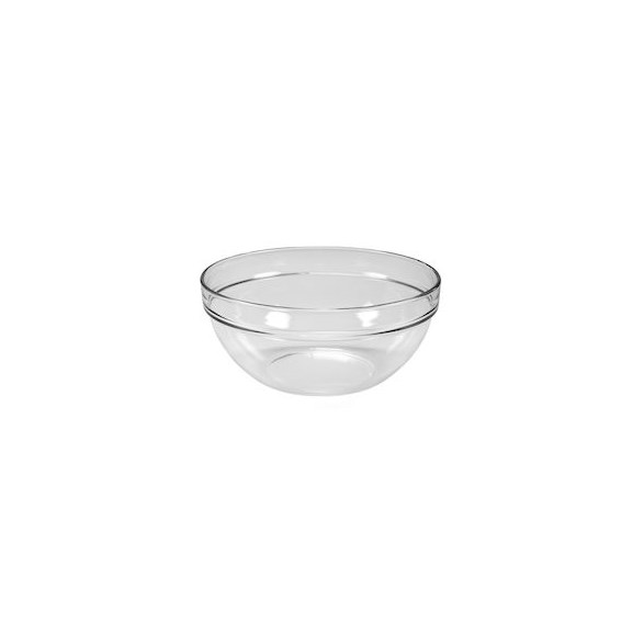 Exxent Skål Ø 29 cm, stapelbar, Härdat glas, 6,0 L,
