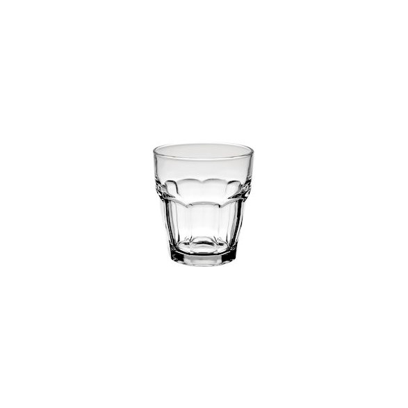 Exxent Snapsglas 7 cl Rock Bar, Härdat glas, stapelbar,