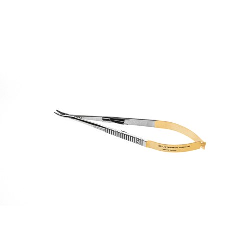 Nålförare Castroviejo 14cm TC Böjd