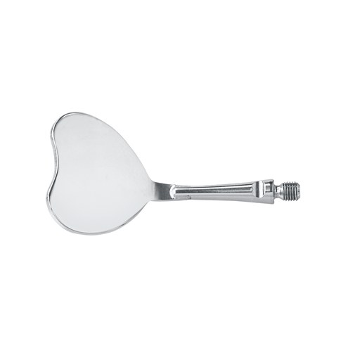 Metallspegel Hjärtformad 27mm