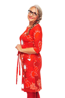 Doris klänning 1960 Röd