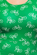 Asta klänning Cykeltur Grön