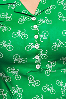 Monica klänning Cykeltur Grön
