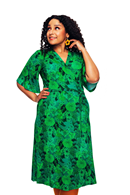 Josefine klänning Illusion Grön