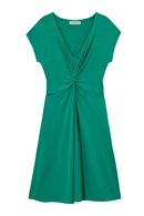 Pretty knotted dress Ultramarine green