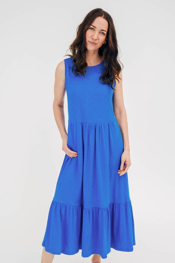 Catch all eyes dress Strong blue