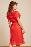 Talia dress Verano Fire Red