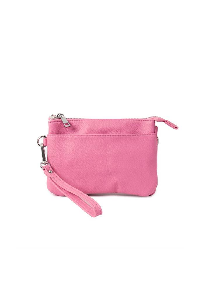 Anna väska clutch Bubblegum pink