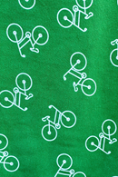 Organic jersey fabric Cykeltur Grön