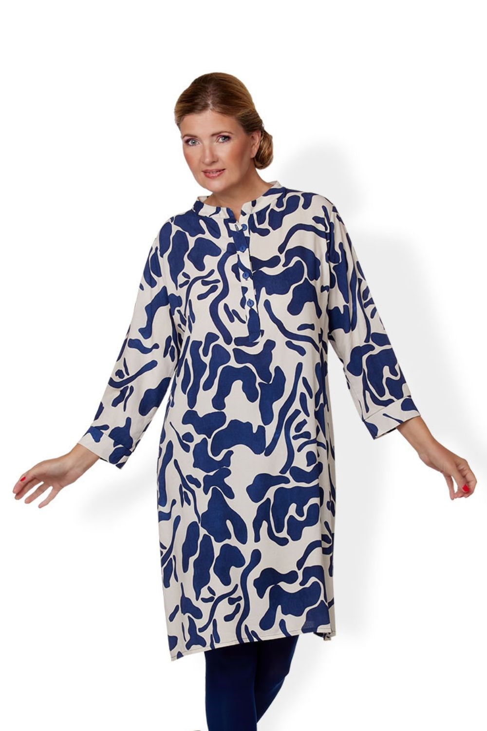 DuCarly dress Blue Splash