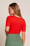 Carice top Spice orange red